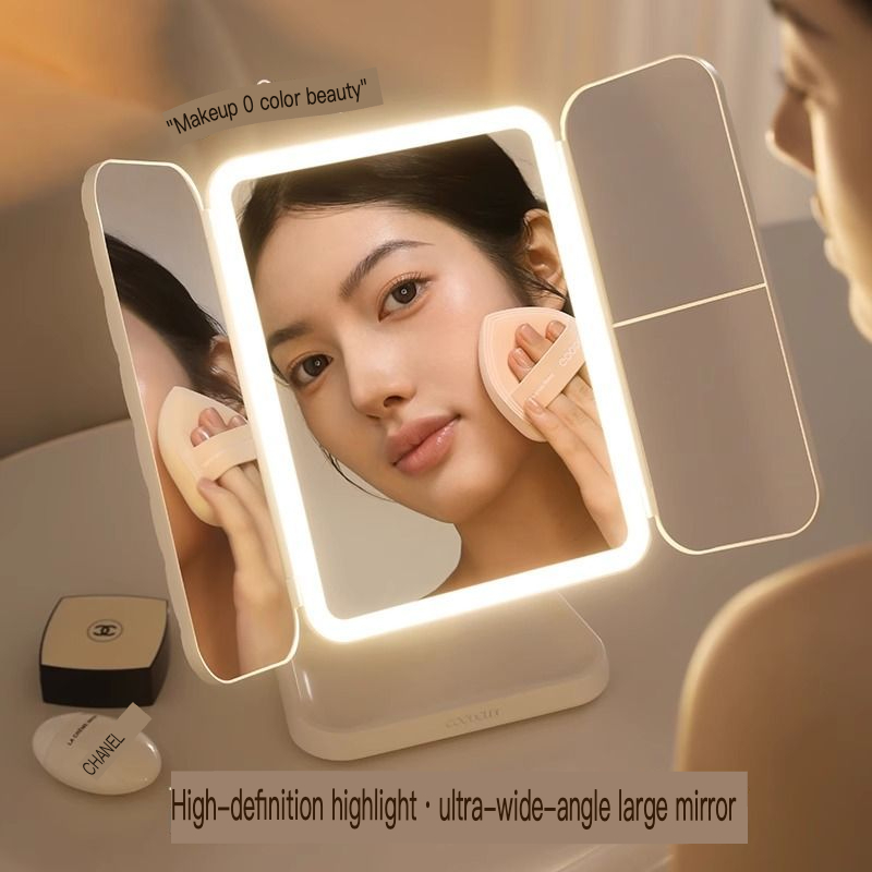 Beauty Makeup Definition - グディ LED メイクアップミラー 高解像度 テーブルトップ デスクトップ