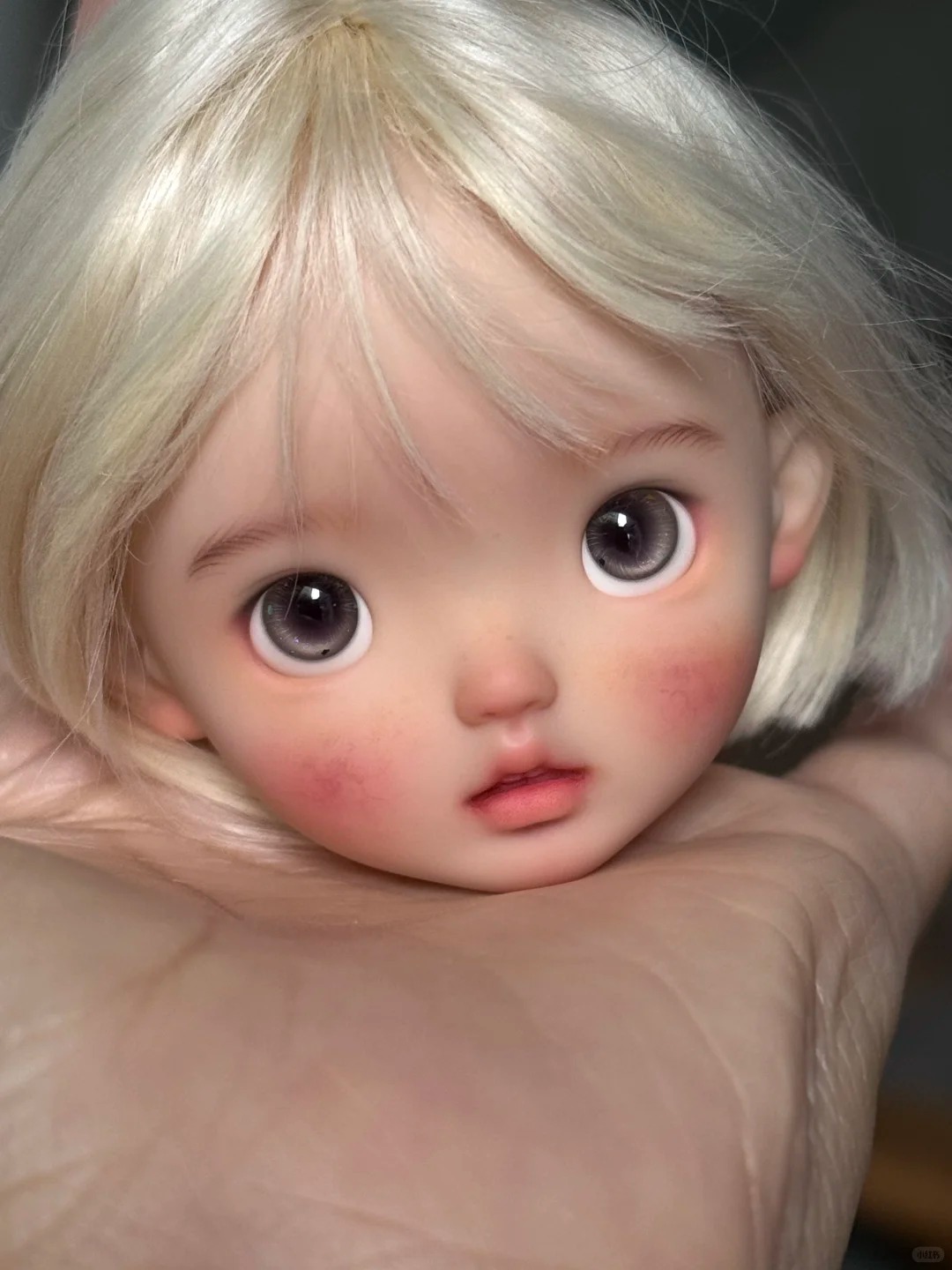 Just Beauty Makeup - 1/6スケールSD BJDドールヘッド -nimo 美少女レジン玩具 高品質メイクアップ ヘッドのみ