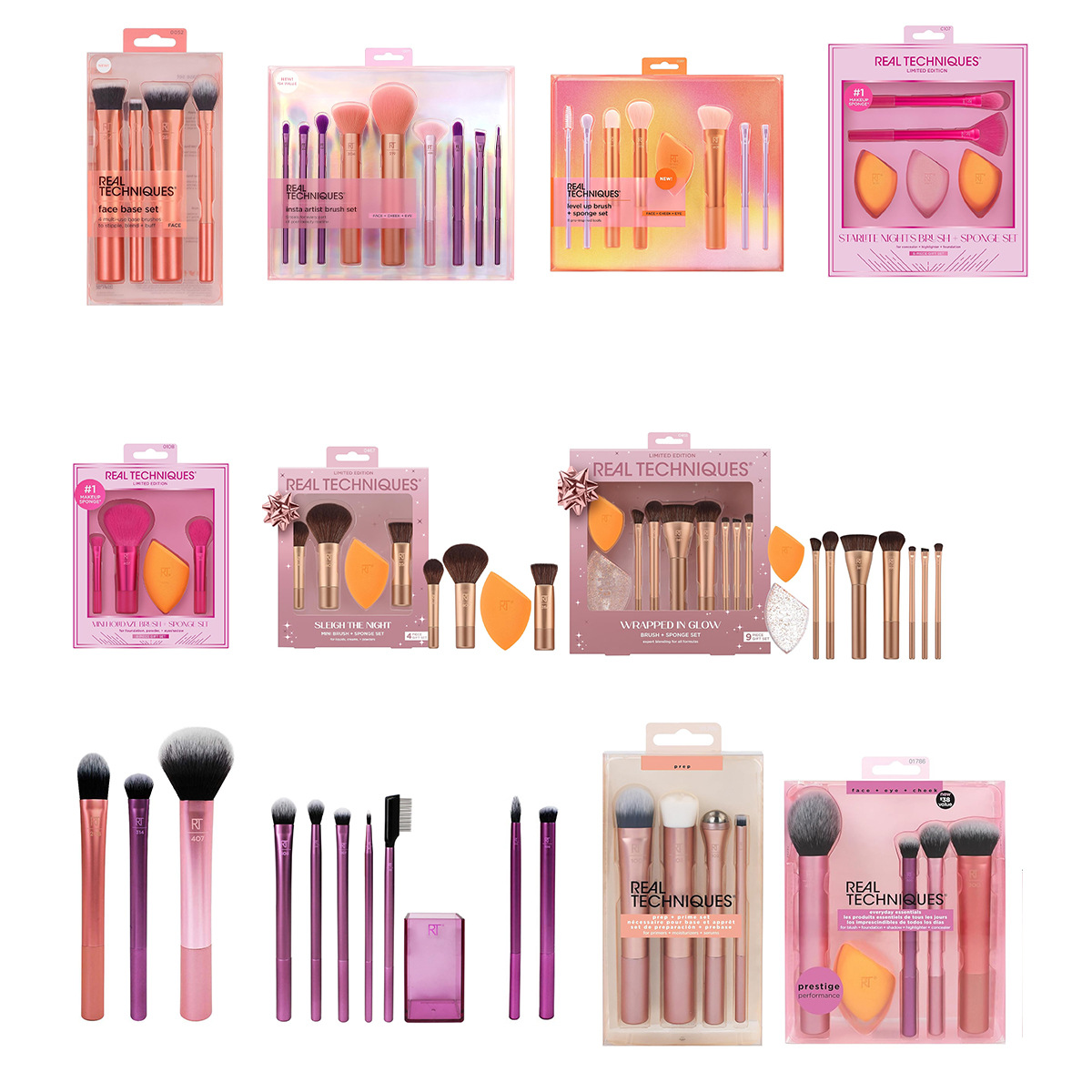 Beauty Bay Makeup - 完全なメイクブラシセット 1997 パウダーブラッシャー ブレンディングブラシ アイシャドウブラシ ビューティーブレンダー
