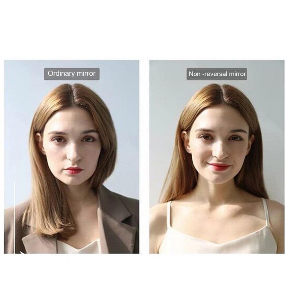 Beauty Real Makeup - 2025年型 非反転ミラー精密リアル画像バニティメイクアップミラー 非拡大鏡卓上リアル反射ビューティーミラー