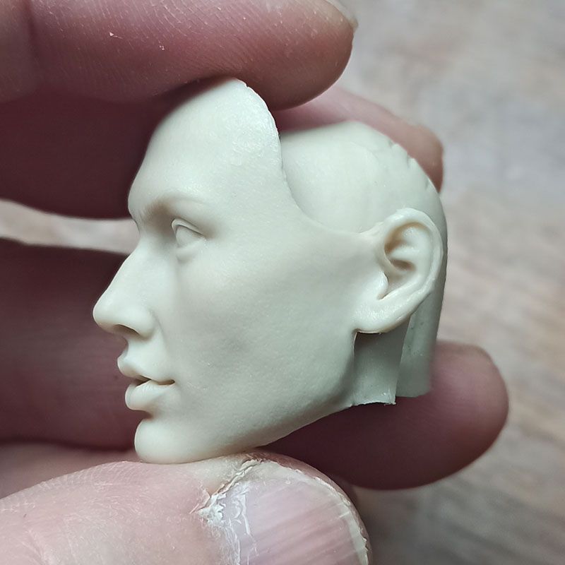 Beauty Real Makeup - 熱い販売 1/6th 美しい未塗装メイクアップホワイトヘッド彫刻未塗装ホワイトカラー 12 インチ DIY