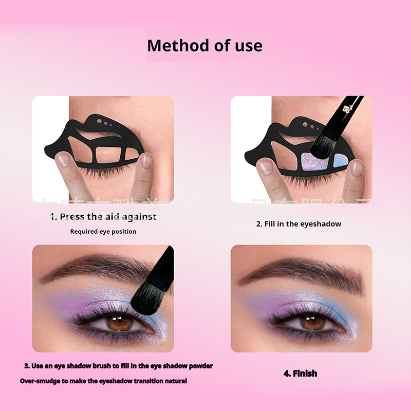 シリコーンアイメイクステンシル多機能アイシャドウテンプレート - Beauty Makeup Eyeshadow のレビューと価格