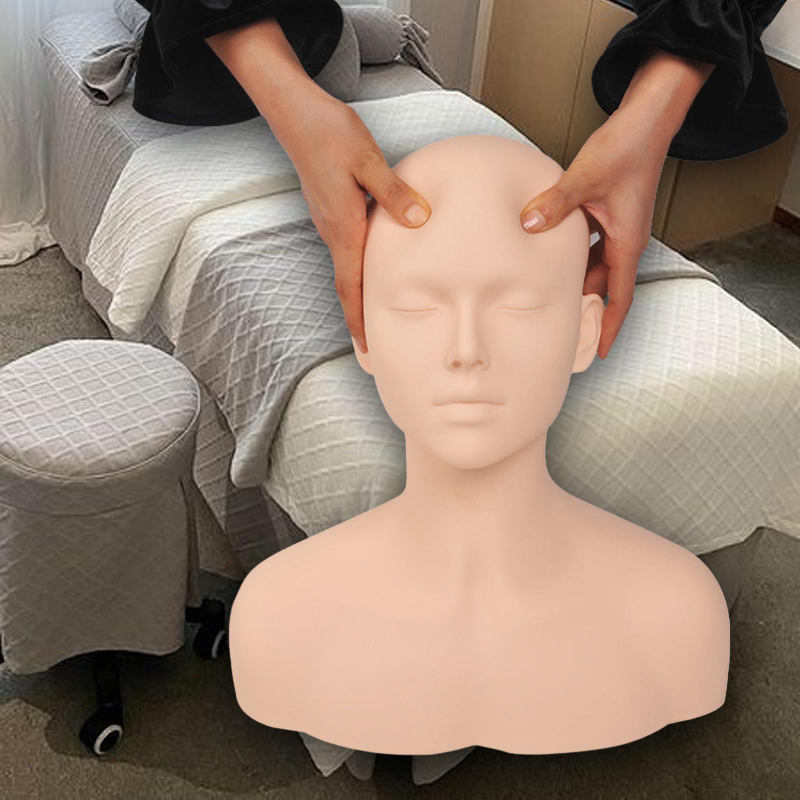 トレーニングヘッドマネキンプロフェッショナルフェイスヘッドシ - Beauty Makeup Training のレビューと価格