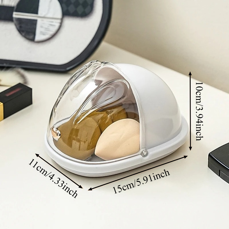 ポータブルメイクアップスポンジケース化粧品卵収納ボックス多機 - Beauty Bay Makeup のレビューと価格