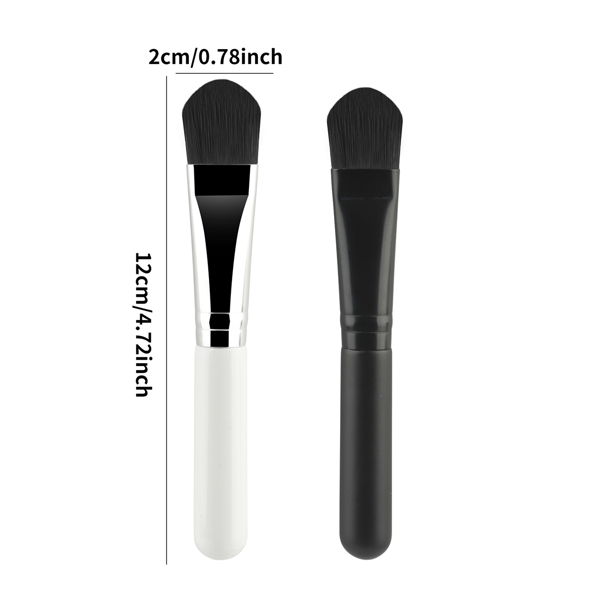 フェイスマスクブラシフラットソフトヘア洗顔スキンケアブレンダ - Beauty Bay Makeup のレビューと価格