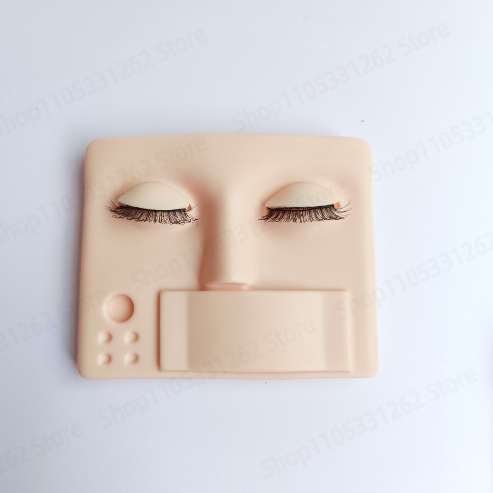取り外し可能なまつげ移植練習用ヘッド、二重層の乱れた髪を持つ - Beauty Makeup Training のレビューと価格