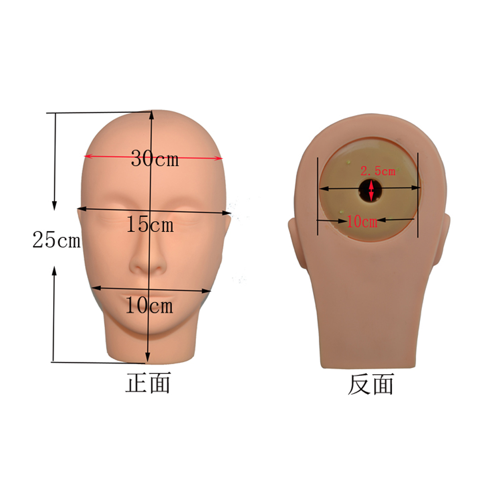 初心者向けメイクアップトレーニングモデル - 目を閉じた状態 - Beauty Makeup Training のレビューと価格