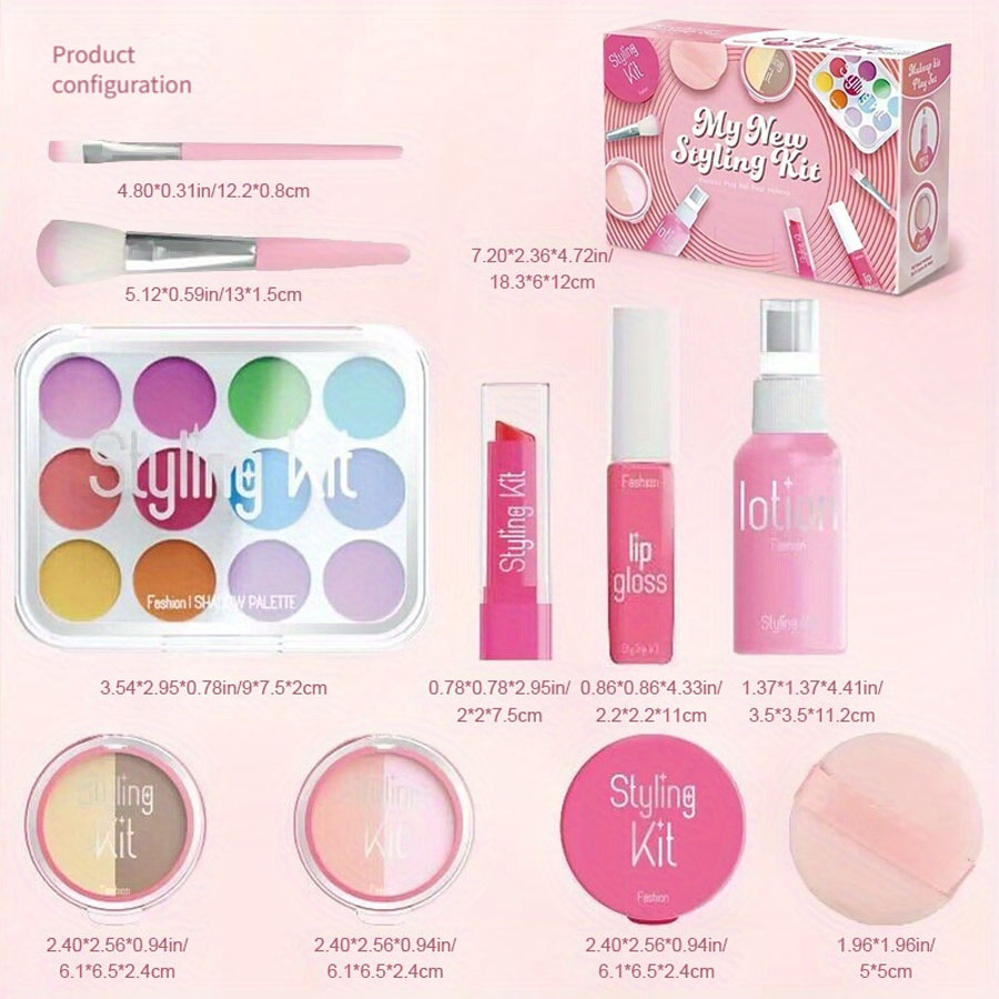 子供用メイクアップおもちゃセット 模擬美容メイクアップボック - Beauty Real Makeup のレビューと価格