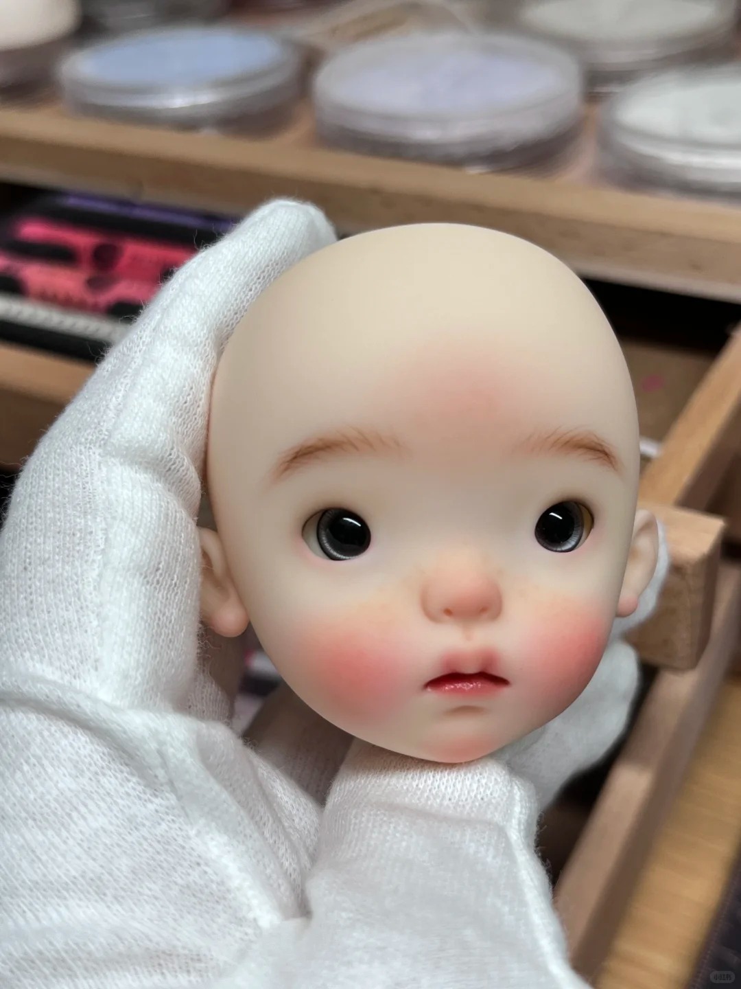 1/6スケールSD BJDドールヘッド - doudou 美 - Just Beauty Makeup のレビューと価格