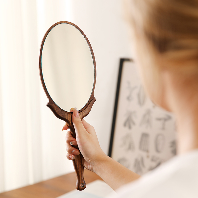 ヴィンテージ北米産ブラックウォールナット無垢材ハンドヘルドミ - Beauty Makeup Definition のレビューと価格