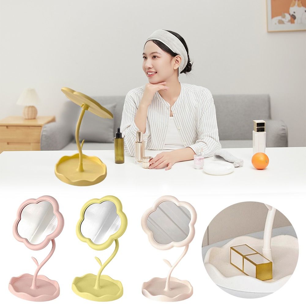 ポータブルひまわり型化粧鏡取り外し可能な多用途ドレッシングミ - Beauty Makeup Definition のレビューと価格
