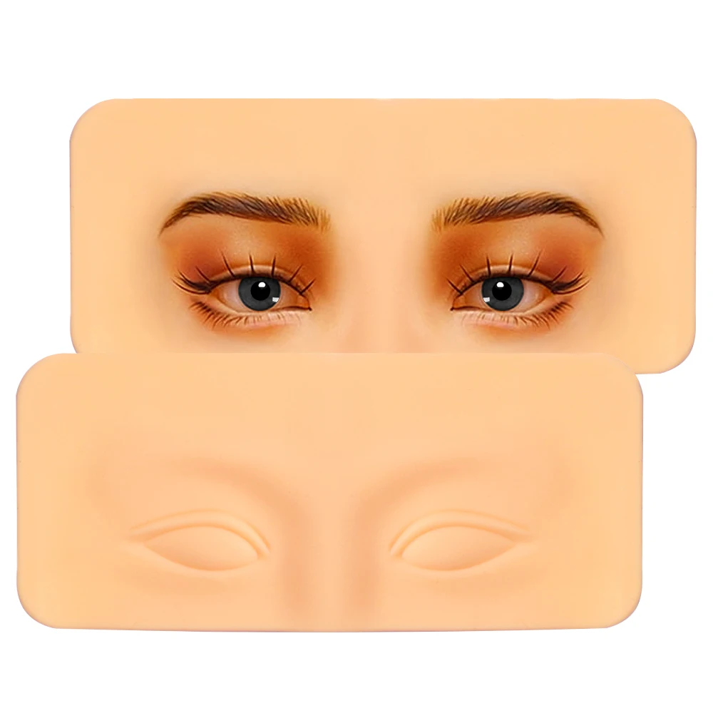 高品質の5Dシリコン眉毛タトゥーパッド,目のトレーニングパッ - Beauty Makeup Training のレビューと価格