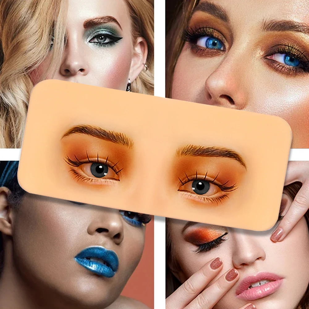 高品質の5Dシリコン眉毛タトゥーパッド,目のトレーニングパッ - Beauty Makeup Training のレビューと価格