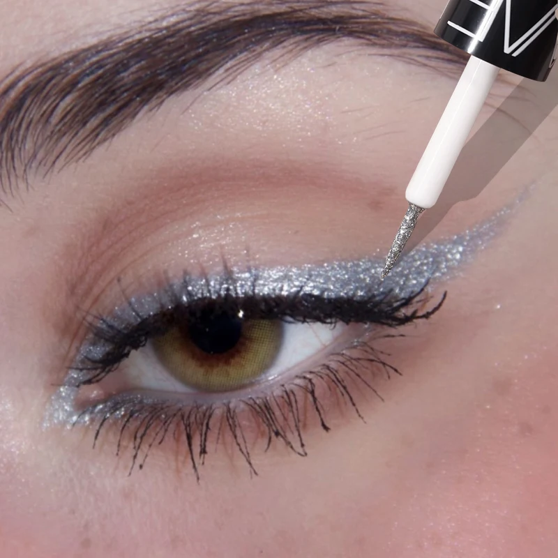5 ピース/セット光沢のあるアイライナーアイシャドウ防水シル - Beauty Makeup Eyeshadow のレビューと価格