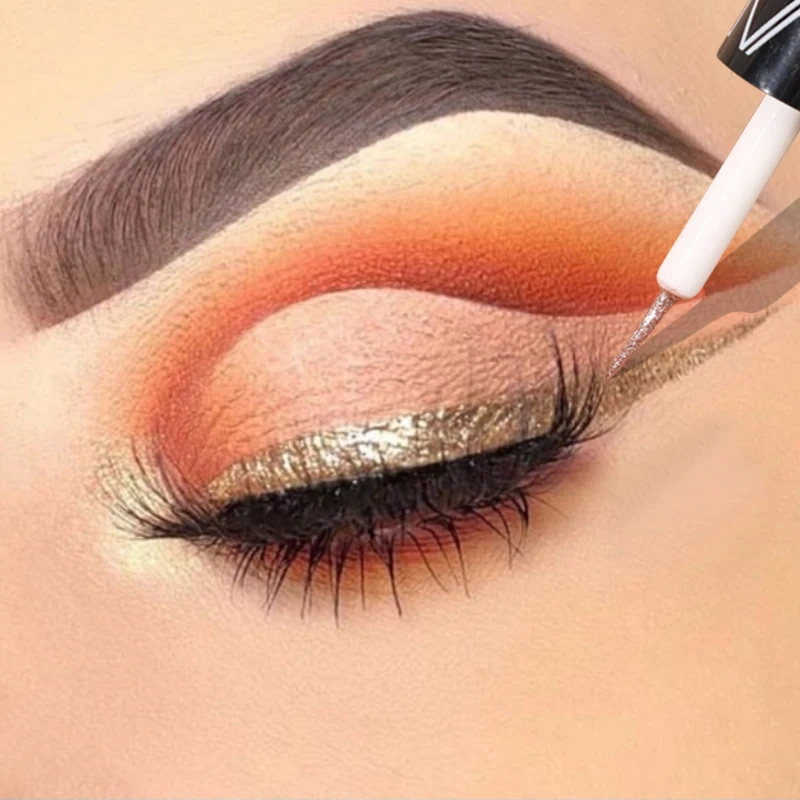 5 ピース/セット光沢のあるアイライナーアイシャドウ防水シル - Beauty Makeup Eyeshadow のレビューと価格