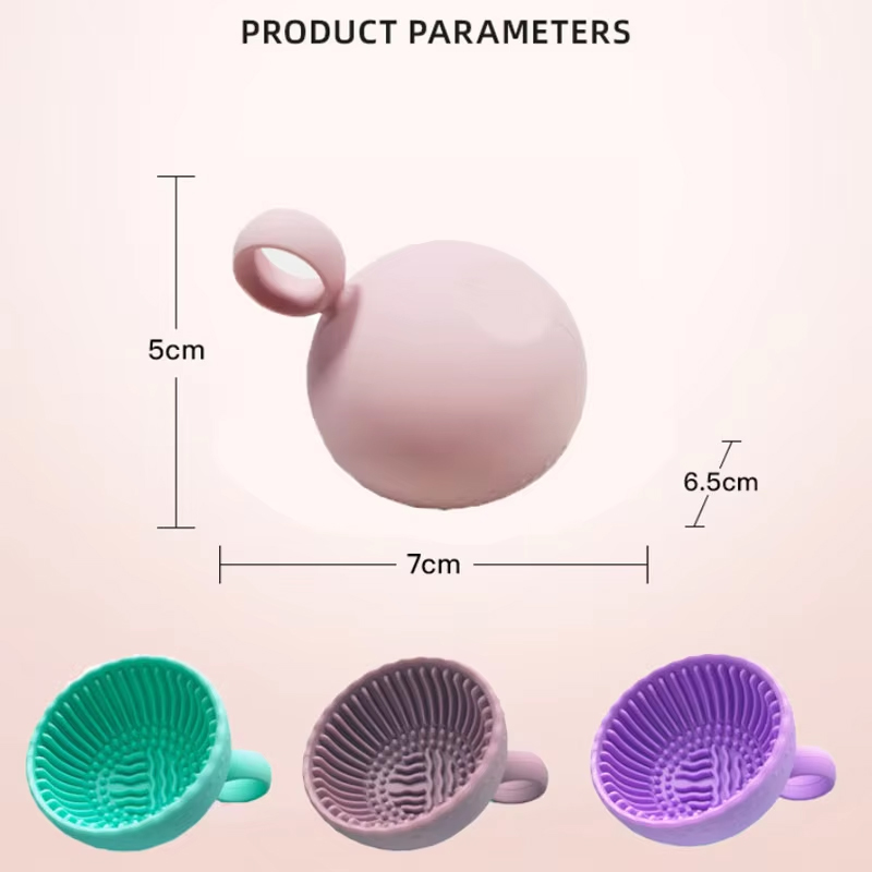 メイクブラシクリーナーソフトシリコンメイクブラシボウル折りた - Beauty Makeup Eyeshadow のレビューと価格
