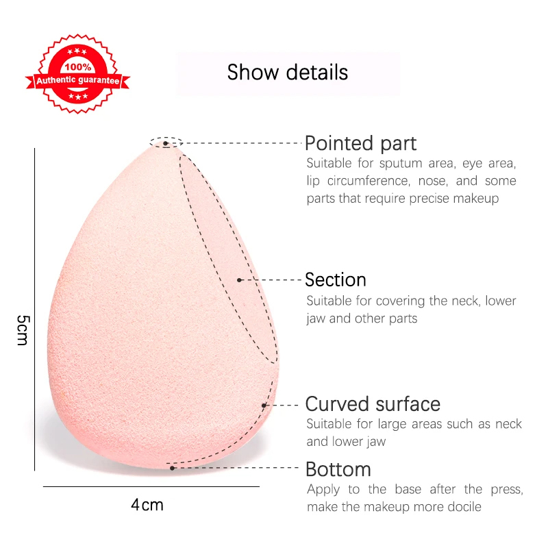 20/5/1 個メイクスポンジコンシーラースムーズ化粧パウダ - Beauty Bay Makeup のレビューと価格