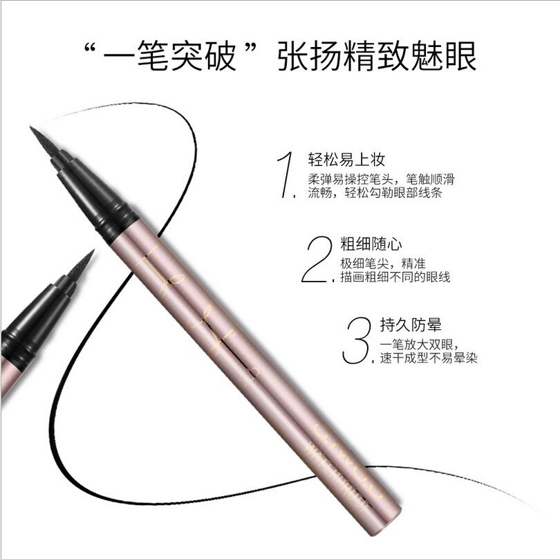プロの防水リキッドアイライナー,長持ちする黒のアイペンシル, - Beauty Makeup Eyeshadow のレビューと価格