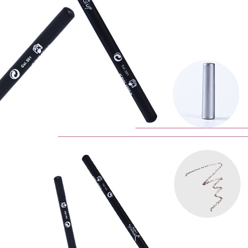 防水木製ペンシル女性用メイクアップアイライナーペン - Beauty Makeup Eyeshadow のレビューと価格