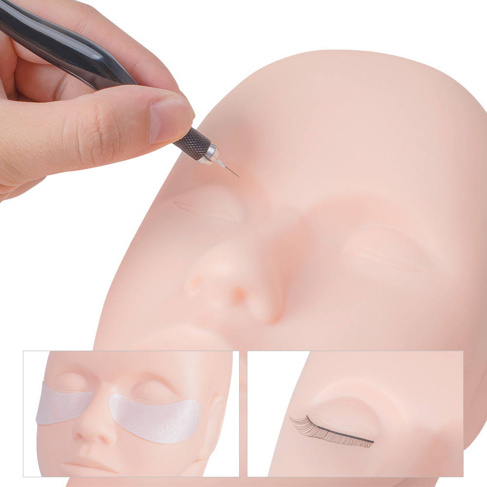 まつげ移植トレーニングヘッドモデル 美容メイクや半永久メイク - Beauty Makeup Training のレビューと価格