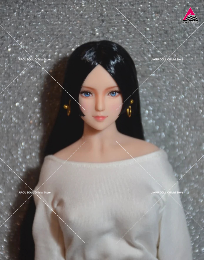 1/6 美少女オビツヘッドスカルプトアニメキャラクター黒髪メ - Beauty Real Makeup のレビューと価格
