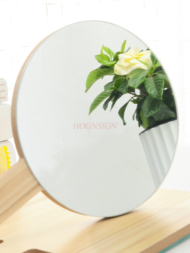 木製ハンドル付き化粧鏡,高解像度,手動ミラー,歯科用美容ミラ - Beauty Makeup Definition のレビューと価格