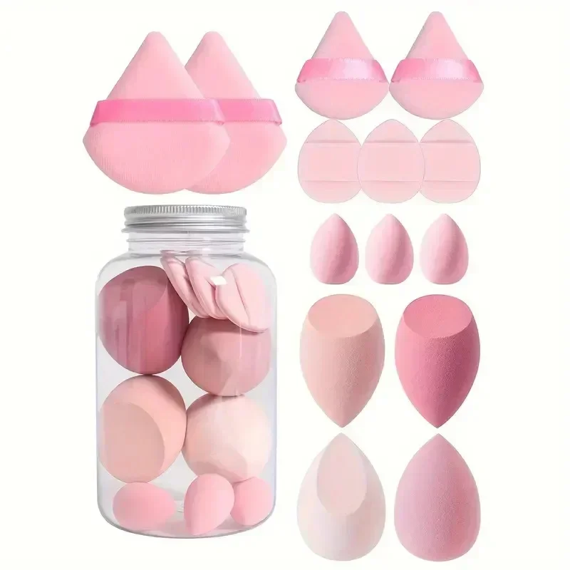 12/14 個メイクスポンジ化粧パフファンデーションスポンジ - Beauty Bay Makeup のレビューと価格