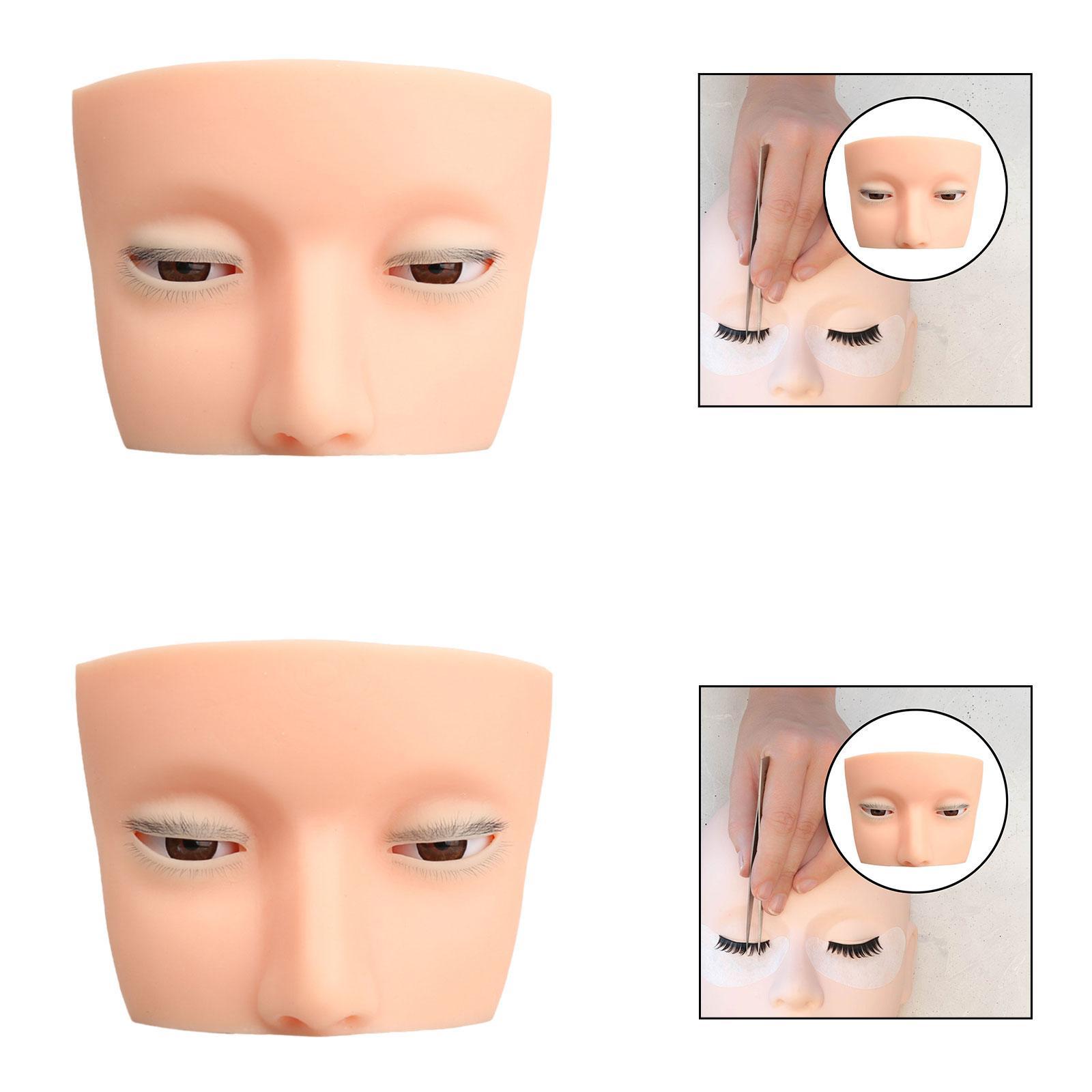 シリコーンまつげマネキンヘッドスキン練習パッド美容学校用美容 - Beauty Makeup Training のレビューと価格