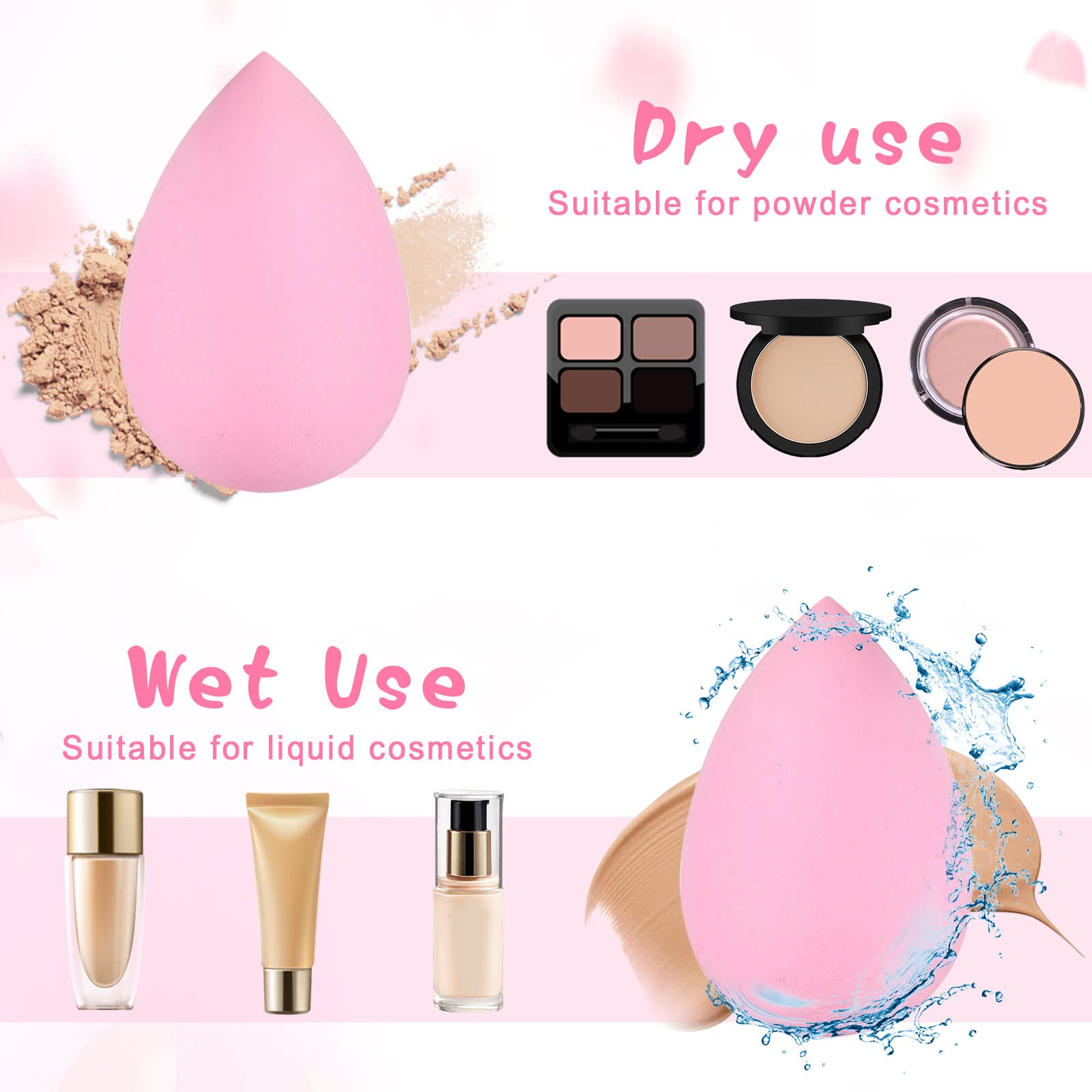 15個のメイクアップスポンジセット、美容スポンジブレンダーミ - Beauty Bay Makeup のレビューと価格