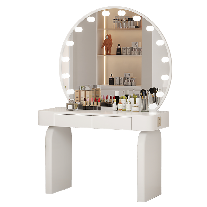 クリームウィンドスタジオ プロフェッショナル照明付きドレッサ - Beauty Makeup Training のレビューと価格