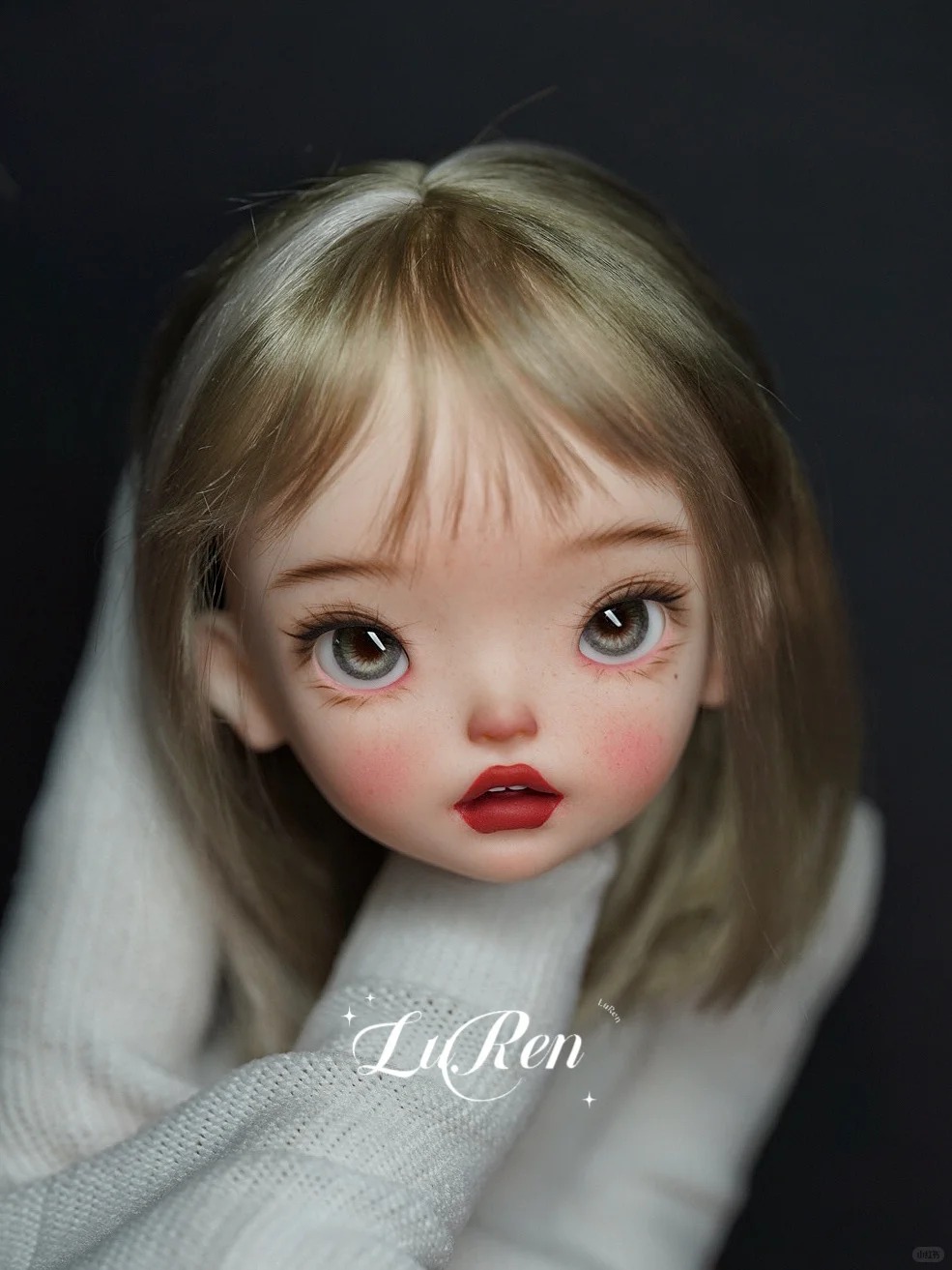 1/6スケールSD BJDドールヘッド、絶妙なリップメイク付 - Just Beauty Makeup のレビューと価格