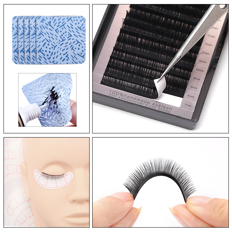 つけまつげエクステンショントレーニングキット練習アイパッドピ - Beauty Makeup Training のレビューと価格