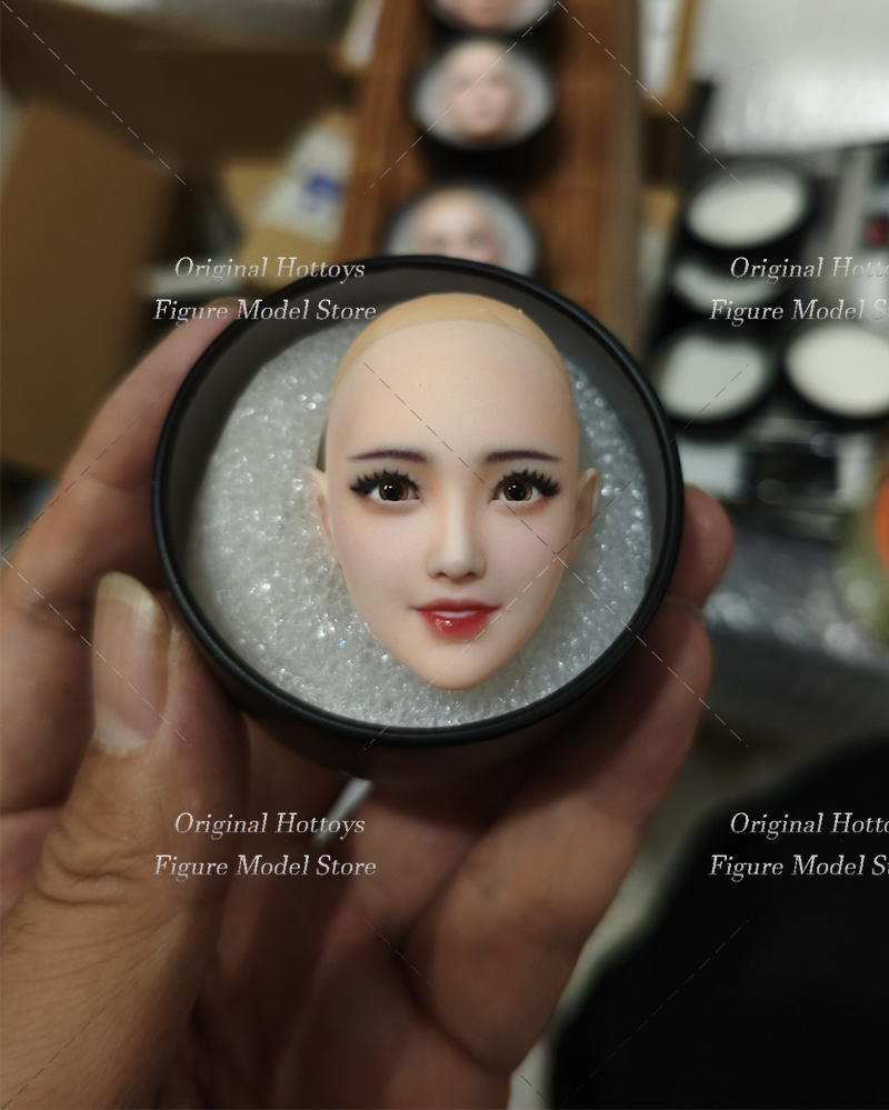 1/6 スケール女性兵士ヘッド彫刻ニアンアンメイクアップハゲ - Just Beauty Makeup のレビューと価格