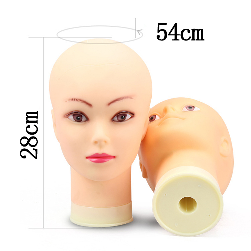 ソフトな薄毛ウィッグ練習用マネキンヘッド美容トレーニングメイ - Beauty Makeup Training のレビューと価格