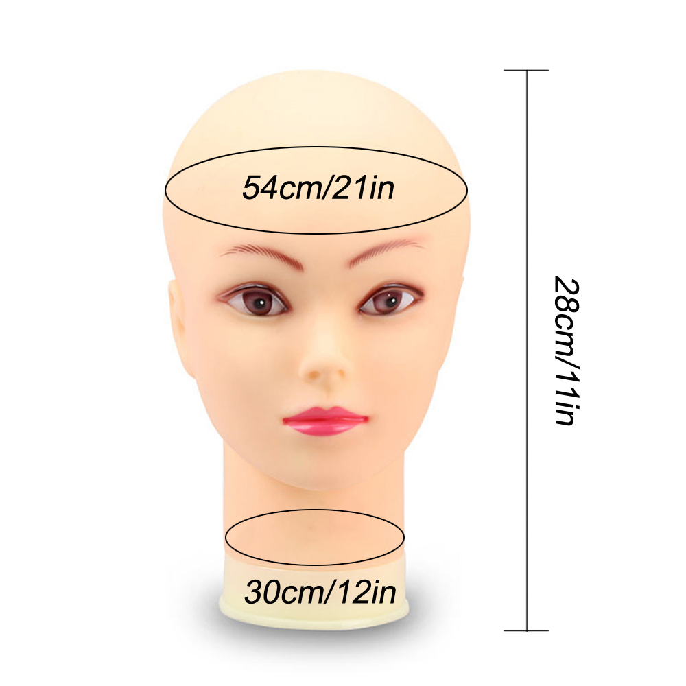 ソフトな薄毛ウィッグ練習用マネキンヘッド美容トレーニングメイ - Beauty Makeup Training のレビューと価格