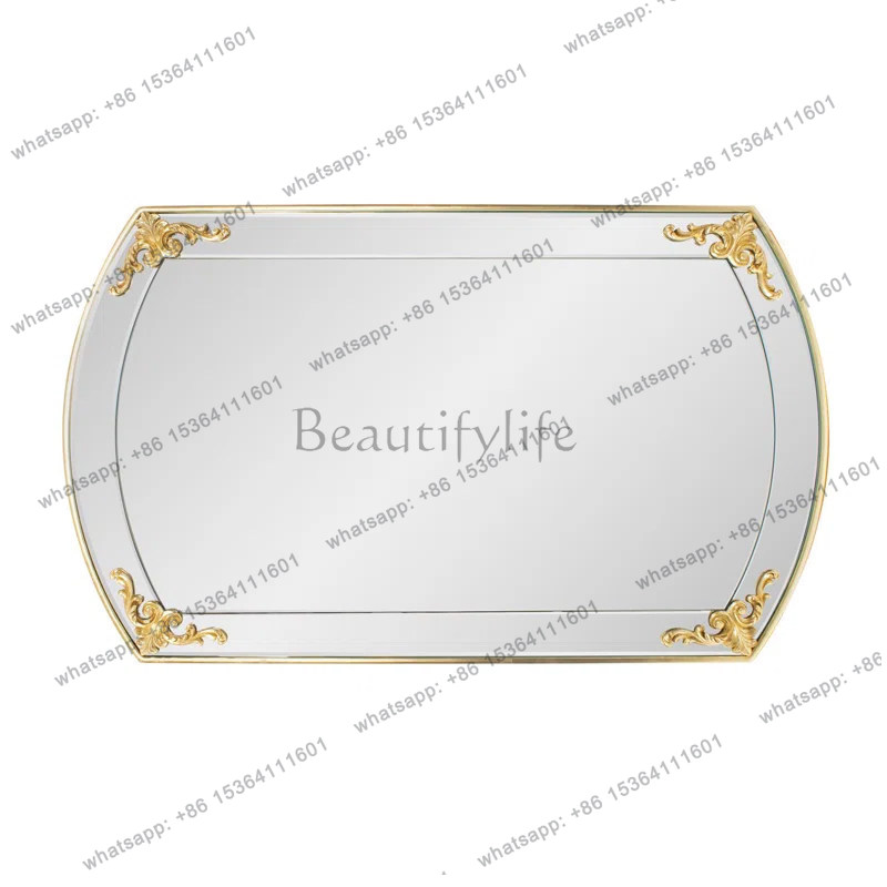 片面高精細美容鏡彫刻装飾化粧鏡 - Beauty Makeup Definition のレビューと価格