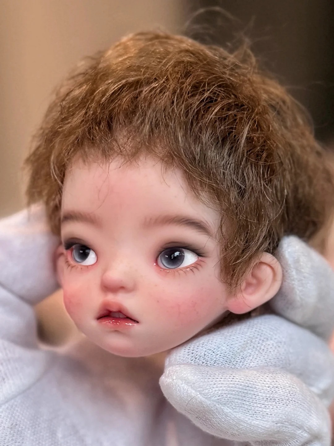 新しいSD BJDドール 1/6 ベイリーガールヘッド アン - Just Beauty Makeup のレビューと価格