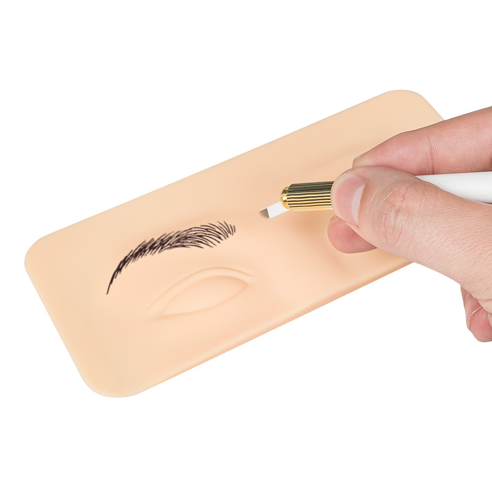 プレミアム5Dシリコン製眉毛タトゥー練習用スキンパッド、アイ - Beauty Makeup Training のレビューと価格