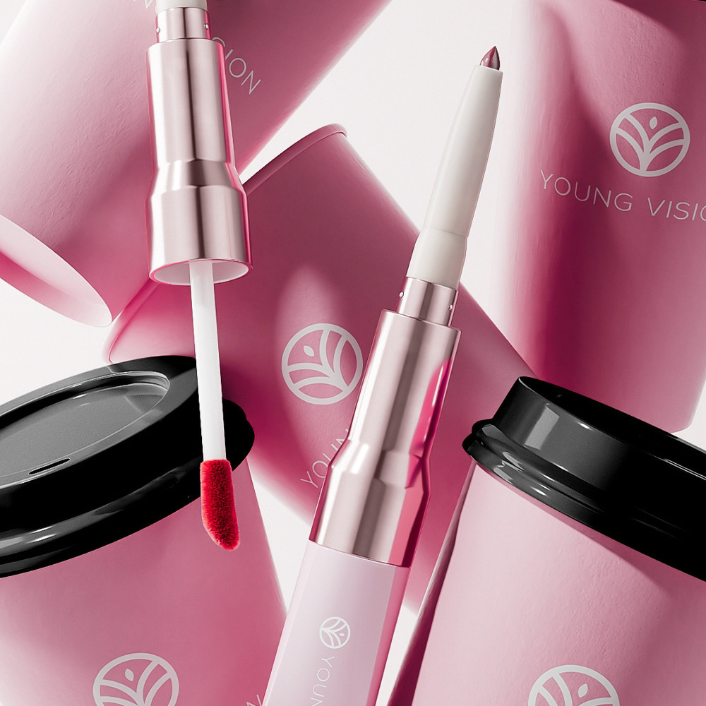 ダブルヘッドリップペンシル ミラー付きグロスリップグレイズ  - Beauty Makeup Definition のレビューと価格